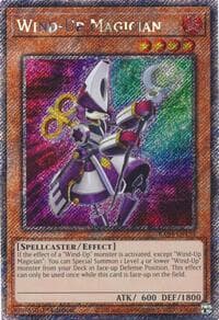 Wind-Up Magician (Platinum Secret Rare) - Quarter Century Stampede - YuGiOh card