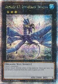 Number 17: Leviathan Dragon (Quarter Century Secret Rare) - Quarter Century Stampede - YuGiOh card