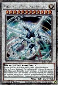 Shooting Quasar Dragon (Platinum Secret Rare) - Quarter Century Stampede - YuGiOh card