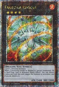 Evolzar Laggia (Quarter Century Secret Rare) - Quarter Century Stampede - YuGiOh card