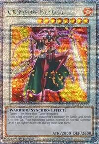 Crimson Blader (Quarter Century Secret Rare) - Quarter Century Stampede - YuGiOh card