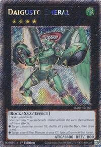 Daigusto Emeral (Platinum Secret Rare) - Quarter Century Stampede - YuGiOh card