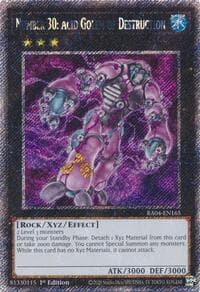 Number 30: Acid Golem of Destruction (Platinum Secret Rare) - Quarter Century Stampede - YuGiOh card
