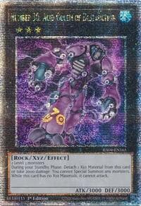 Number 30: Acid Golem of Destruction (Quarter Century Secret Rare) - Quarter Century Stampede - YuGiOh card