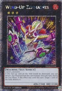 Wind-Up Zenmaines (Platinum Secret Rare) - Quarter Century Stampede - YuGiOh card