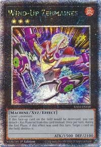 Wind-Up Zenmaines (Quarter Century Secret Rare) - Quarter Century Stampede - YuGiOh card