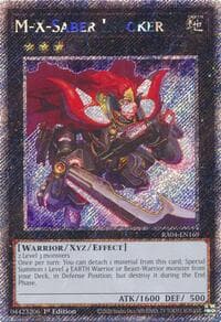 M-X-Saber Invoker (Platinum Secret Rare) - Quarter Century Stampede - YuGiOh card