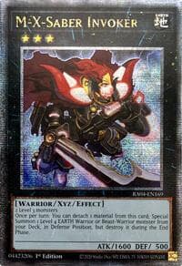 M-X-Saber Invoker (Quarter Century Secret Rare) - Quarter Century Stampede - YuGiOh card