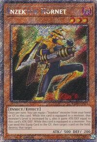 Inzektor Hornet (Platinum Secret Rare) - Quarter Century Stampede - YuGiOh card