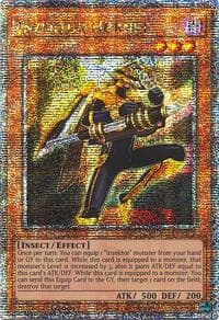 Inzektor Hornet (Quarter Century Secret Rare) - Quarter Century Stampede - YuGiOh card