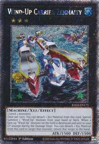 Wind-Up Carrier Zenmaity (Platinum Secret Rare) - Quarter Century Stampede - YuGiOh card