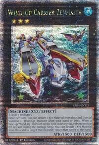 Wind-Up Carrier Zenmaity (Quarter Century Secret Rare) - Quarter Century Stampede - YuGiOh card