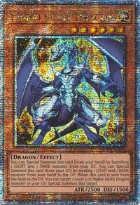 Lightpulsar Dragon (Quarter Century Secret Rare) - Quarter Century Stampede - YuGiOh card