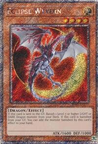 Eclipse Wyvern (Platinum Secret Rare) - Quarter Century Stampede - YuGiOh card