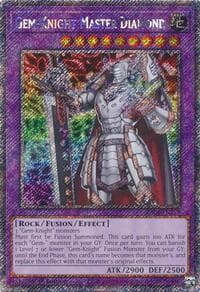 Gem-Knight Master Diamond (Platinum Secret Rare) - Quarter Century Stampede - YuGiOh card