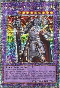 Gem-Knight Master Diamond (Quarter Century Secret Rare) - Quarter Century Stampede - YuGiOh card
