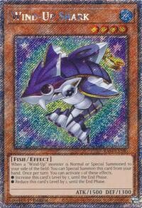 Wind-Up Shark (Platinum Secret Rare) - Quarter Century Stampede - YuGiOh card