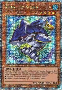 Wind-Up Shark (Quarter Century Secret Rare) - Quarter Century Stampede - YuGiOh card