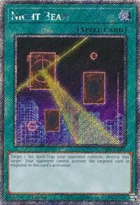 Night Beam (Platinum Secret Rare) - Quarter Century Stampede - YuGiOh card