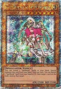 High Priestess of Prophecy (Quarter Century Secret Rare) - Quarter Century Stampede - YuGiOh card