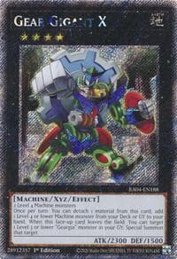 Gear Gigant X (Platinum Secret Rare) - Quarter Century Stampede - YuGiOh card