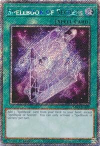 Spellbook of Secrets (Platinum Secret Rare) - Quarter Century Stampede - YuGiOh card