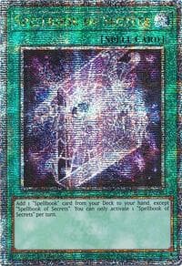 Spellbook of Secrets (Quarter Century Secret Rare) - Quarter Century Stampede - YuGiOh card