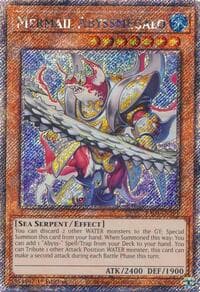Mermail Abyssmegalo (Platinum Secret Rare) - Quarter Century Stampede - YuGiOh card