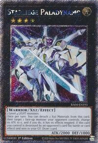 Starliege Paladynamo (Platinum Secret Rare) - Quarter Century Stampede - YuGiOh card