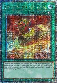 Circle of the Fire Kings (Quarter Century Secret Rare) - Quarter Century Stampede - YuGiOh card