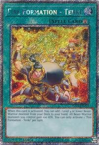 Fire Formation - Tenki (Platinum Secret Rare) - Quarter Century Stampede - YuGiOh card