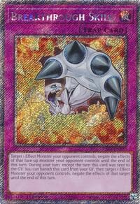 Breakthrough Skill (Platinum Secret Rare) - Quarter Century Stampede - YuGiOh card