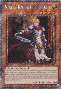 Noble Knight Medraut (Platinum Secret Rare) - Quarter Century Stampede - YuGiOh card