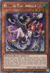 Harpie Channeler (Platinum Secret Rare) - Quarter Century Stampede - YuGiOh card