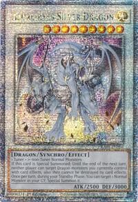 Azure-Eyes Silver Dragon (Quarter Century Secret Rare) - Quarter Century Stampede - YuGiOh card