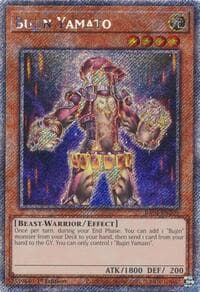 Bujin Yamato (Platinum Secret Rare) - Quarter Century Stampede - YuGiOh card