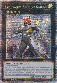 Evilswarm Exciton Knight (Quarter Century Secret Rare) - Quarter Century Stampede - YuGiOh card