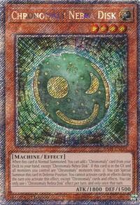 Chronomaly Nebra Disk (Platinum Secret Rare) - Quarter Century Stampede - YuGiOh card