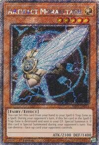 Artifact Moralltach (Platinum Secret Rare) - Quarter Century Stampede - YuGiOh card