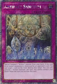 Artifact Sanctum (Platinum Secret Rare) - Quarter Century Stampede - YuGiOh card