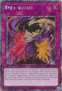 Xyz Universe (Platinum Secret Rare) - Quarter Century Stampede - YuGiOh card