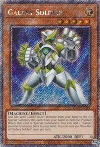Galaxy Soldier (Platinum Secret Rare) - Quarter Century Stampede - YuGiOh card