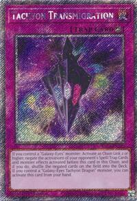 Tachyon Transmigration (Platinum Secret Rare) - Quarter Century Stampede - YuGiOh card