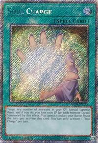 Soul Charge (Platinum Secret Rare) - Quarter Century Stampede - YuGiOh card