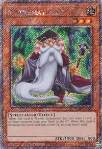 Mathematician (Platinum Secret Rare) - Quarter Century Stampede - YuGiOh card