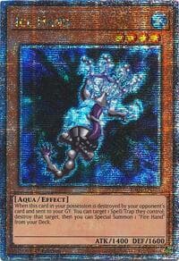 Ice Hand (Quarter Century Secret Rare) - Quarter Century Stampede - YuGiOh card
