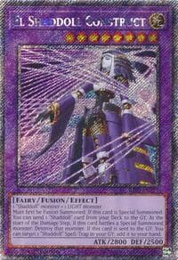 El Shaddoll Construct (Platinum Secret Rare) (Alternate Art) - Quarter Century Stampede - YuGiOh card