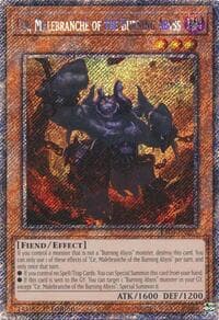 Cir, Malebranche of the Burning Abyss (Platinum Secret Rare) - Quarter Century Stampede - YuGiOh card