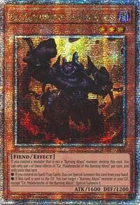 Cir, Malebranche of the Burning Abyss (Quarter Century Secret Rare) - Quarter Century Stampede - YuGiOh card