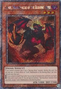 Graff, Malebranche of the Burning Abyss (Platinum Secret Rare) - Quarter Century Stampede - YuGiOh card